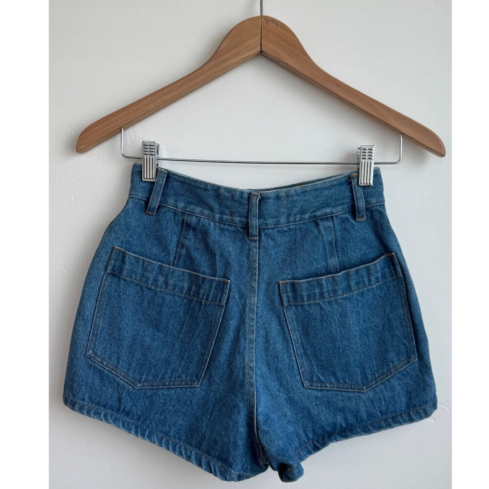 Mollusk Denim Shorts High Rise Blue Size XS - Picture 3 of 8